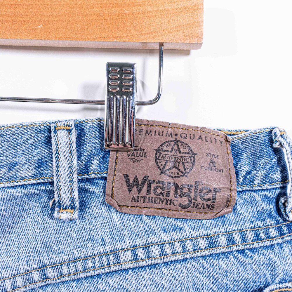 Wrangler Denim Jean Shorts Jorts 36 Y2K Streetwear Skate - Picture 6 of 6
